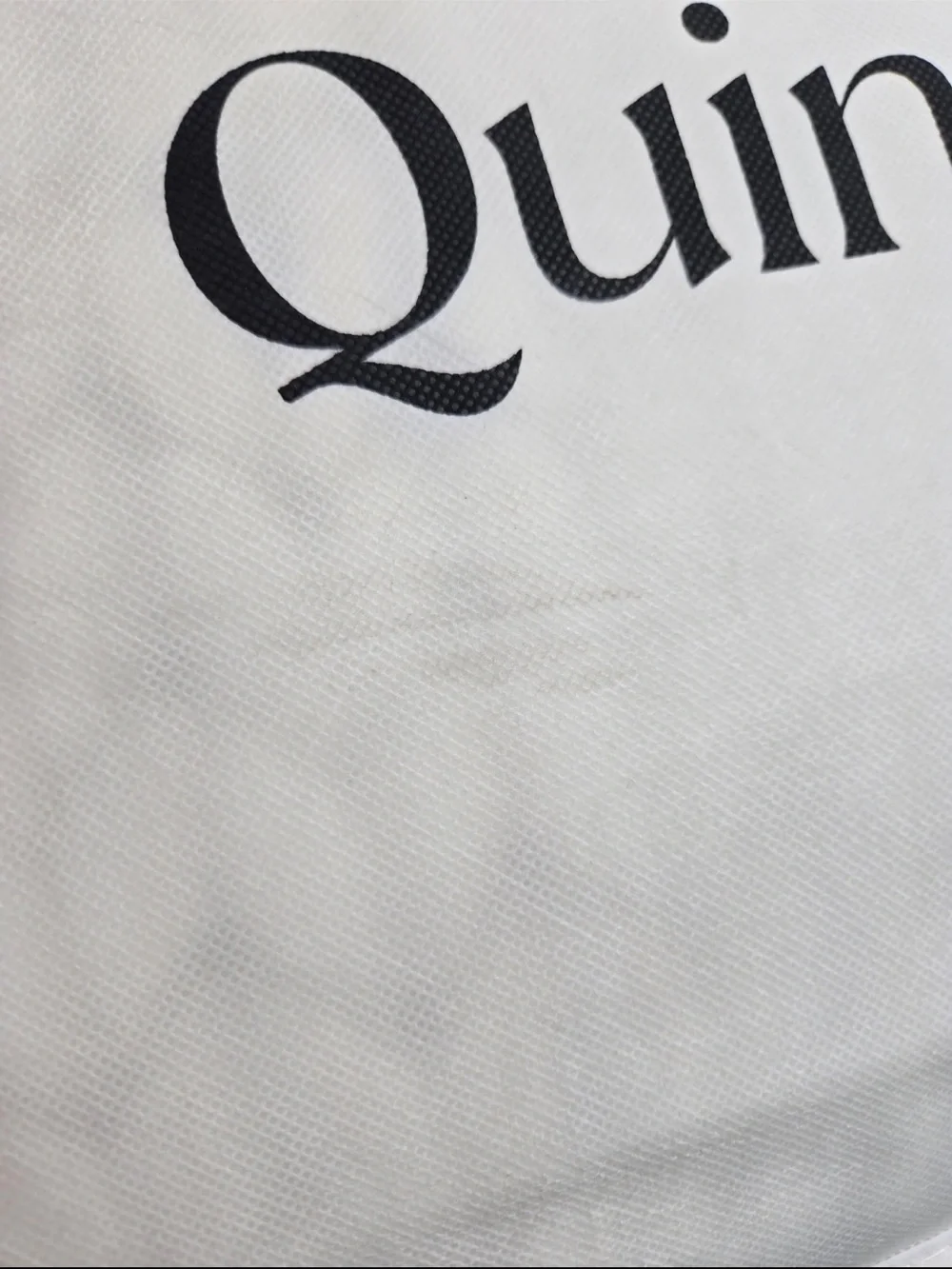 NWOT QUINCE Chunky Knit Weighted Blanket Ivory 0542